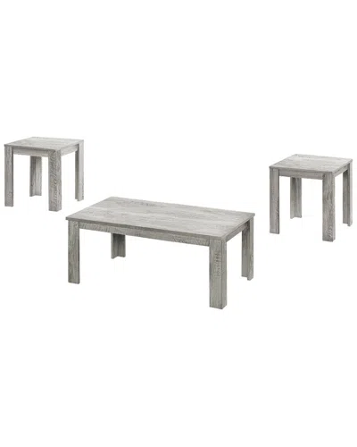 Monarch Specialties Table In Grey