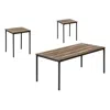 Monarch Table Set, 3pcs Set, Coffee, End, Black