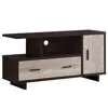 Monarch Tv Stand, 48 Inch, Console, Media Entertainment Center, Storage Cabinet In Brown
