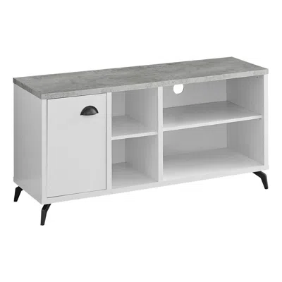 Monarch Tv Stand, 48 Inch, Console, Media Entertainment Center, Storage Cabinet