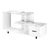 Monarch Tv Stand, 48 Inch, Console, Media Entertainment Center, Storage Drawer In White