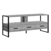 Monarch Tv Stand, 48 Inch, Console, Media Entertainment Center, Storage Drawers In Gray