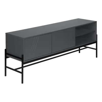 Monarch Tv Stand, 60 Inch, Console, Media Entertainment Center, Storage Cabinet