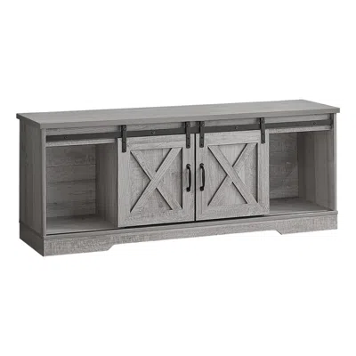 Monarch Tv Stand, 60 Inch, Console, Media Entertainment Center, Storage Cabinet