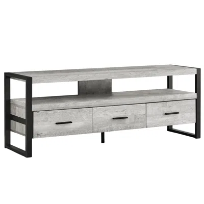Monarch Tv Stand, 60 Inch, Console, Media Entertainment Center, Storage Drawers
