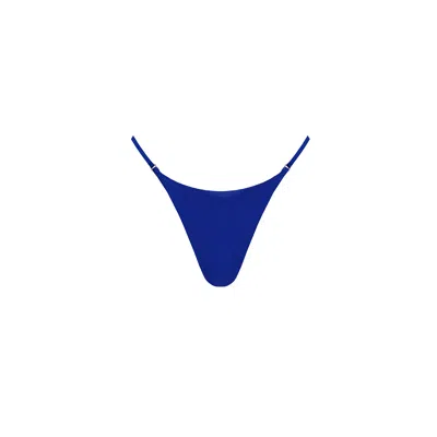 Monarch Women's Blue Eva Bikini Bottom With Adjustable Strap - Ultramarine