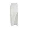 Monarch Women's Cara Crochet Midi Skirt - White In White
