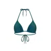Monarch Women's Green Kaia Triangle Bikini Top - Emerald In Green