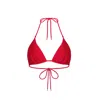 Monarch Women's Kaia Triangle Bikini Top - Red In Red