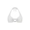 Monarch Women's Nicole Halter Bikini Top - White
