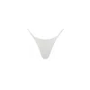 Monarch Women's White Eva Bikini Bottom With Adjustable Strap - Ivory