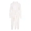 Monarh Women's Black / White Shirt Dress With Wait Details In Black/white