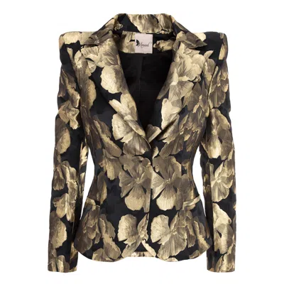 Monarh Women's Limited Edition Brocade Jacket In Gold