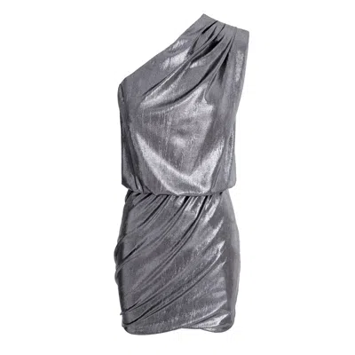 Monarh Women's Silver Shine Mini Dress