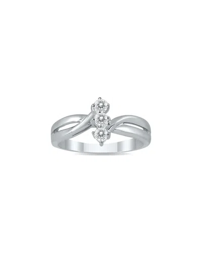 Monary 10k 0.23 Ct. Tw. Diamond Ring In Metallic