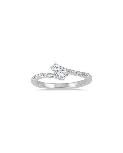 Monary 10k 0.24 Ct. Tw. Diamond Ring In Metallic