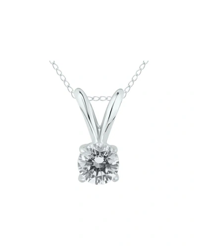 Monary 14k 0.14 Ct. Tw. Diamond Necklace In Metallic