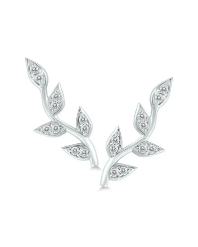 Monary 14k 0.20 Ct. Tw. Diamond Earrings In Metallic