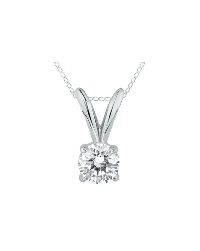 Monary 14k 0.23 Ct. Tw. Diamond Necklace In Metallic
