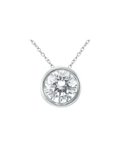 Monary 14k 0.71 Ct. Tw. Diamond Necklace In Metallic