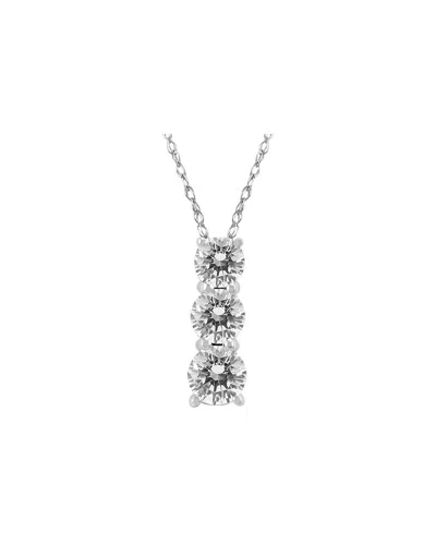 Monary 14k 0.96 Ct. Tw. Diamond Necklace In Metallic