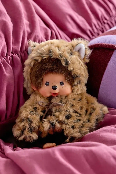 Monchhichi Animal Costume Plushie In Leopard Hood At Urban Outfitters In Brown