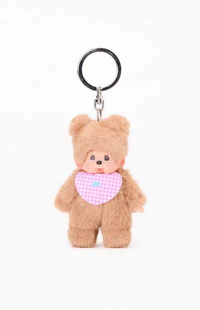 Monchhichi Bearchichi Plush Keychain In Brown