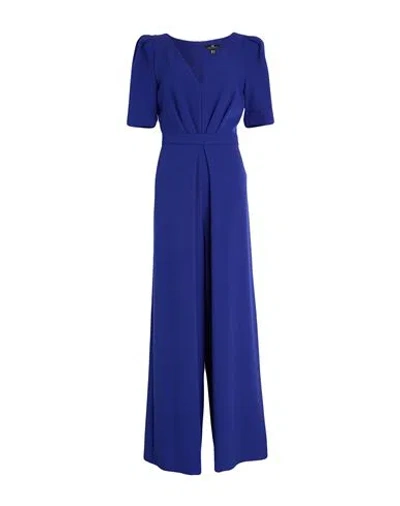 Moncho Heredia Woman Jumpsuit Blue Size 10 Polyester, Elastane