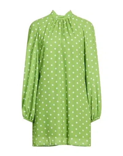 Moncho Heredia Woman Mini Dress Green Size 10 Polyester