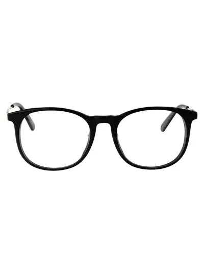 Moncler 0 Black Acetate Glasses