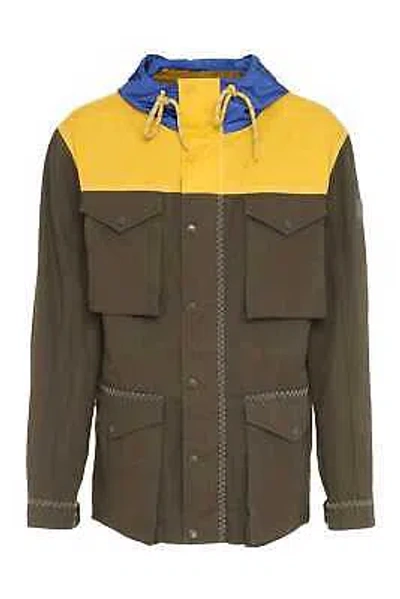 Pre-owned Moncler 1  Jw Anderson - Leyton Multi-pocket Cotton Jacket In Green