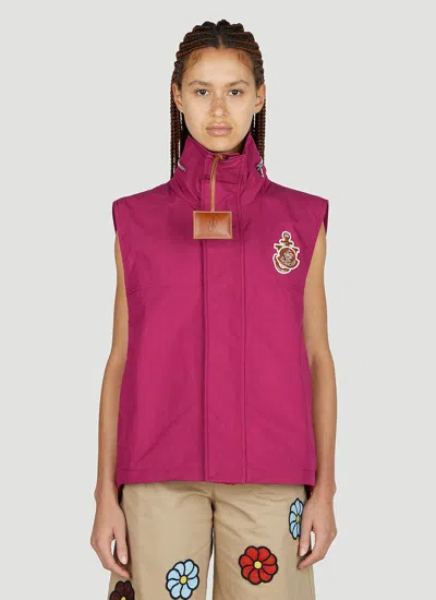 Moncler 1  Jw Anderson Women Tryfan Gilet Jacket In Pink