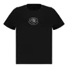 Moncler 100% Cotton T-shirt In Black