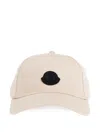 Moncler Logo Patch Gabardine Baseball Cap