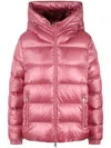 Moncler Long-sleeved Cotton Clothes In Pink