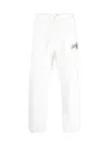 Moncler White Track Pants