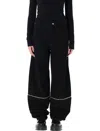 Moncler 2-in-1 Cotton Trousers In Black