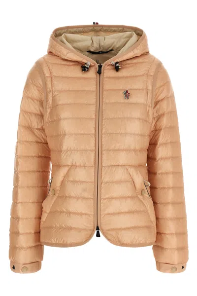 Moncler Karura Puffer Jackets Pink In Orange