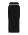 Moncler 2  1952 High-waisted Skirt In Black