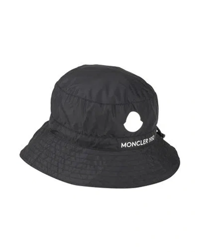 Moncler 2  1952 Man Hat Black Size L Polyamide