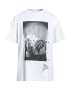Moncler 2  1952 Man T-shirt White Size L Cotton In White