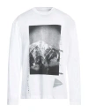 Moncler 2  1952 Man T-shirt White Size S Cotton
