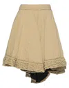 Moncler 1952 Mini Skirts In Sand