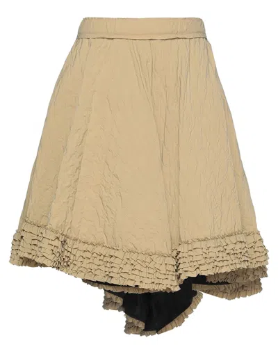 Moncler 1952 Mini Skirts In Sand