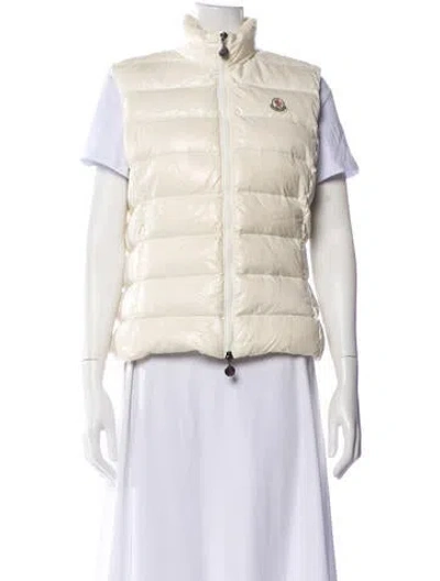Pre-owned Moncler 2000 Ghany Gilet Down Jacket In Neutral