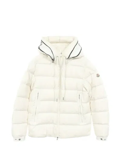 Pre-owned Moncler 2000s Cardere Hooded Jacket In White