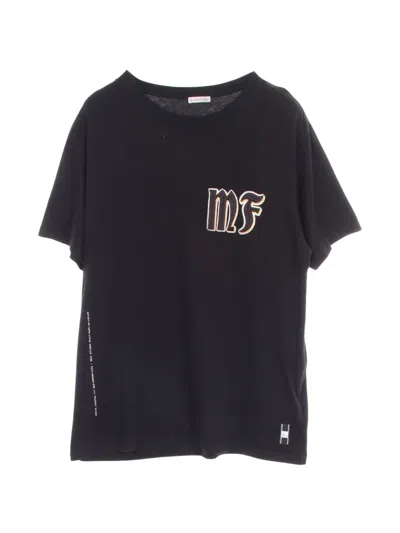 Pre-owned Moncler 2000s Genius 7 Fragment Hiroshi Fujiwara T-shirt In Black
