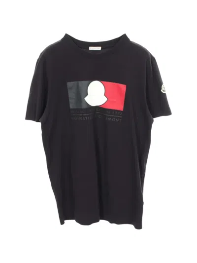 Pre-owned Moncler 2010s Logo-print T-shirt In Black