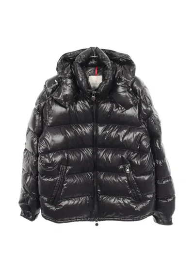 Pre-owned Moncler 2010s Maya Down Jacket In Black