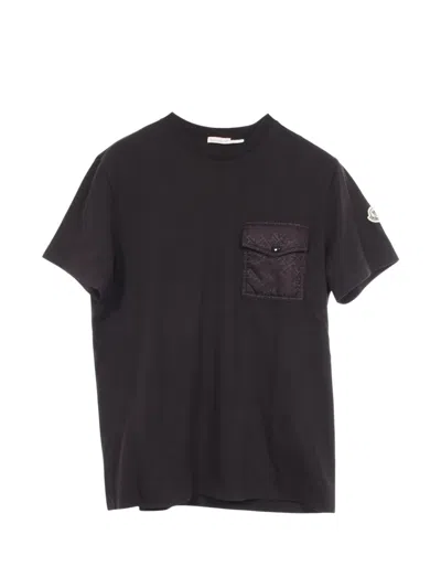 Pre-owned Moncler 2010s Pocket T-shirt In Black